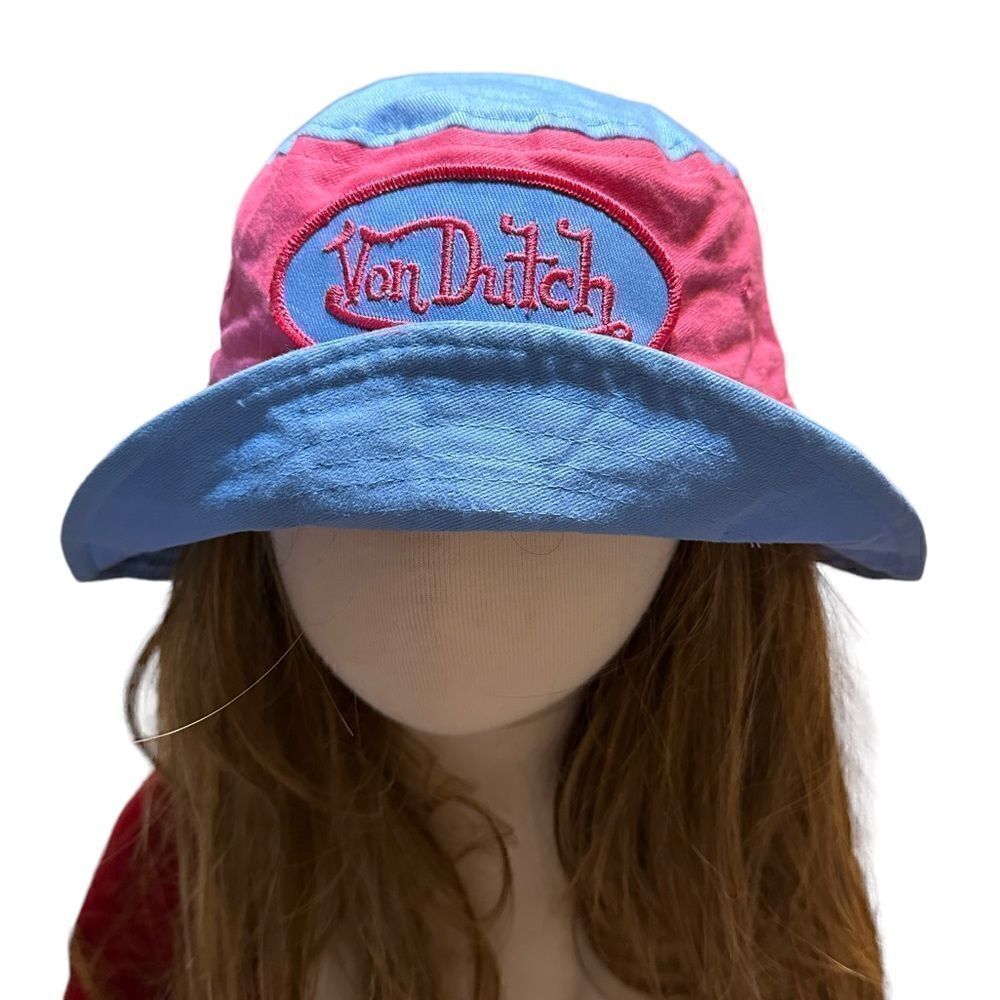 Vintage Von Dutch Bucket Fisherman Youth/Kids Hat Y2K